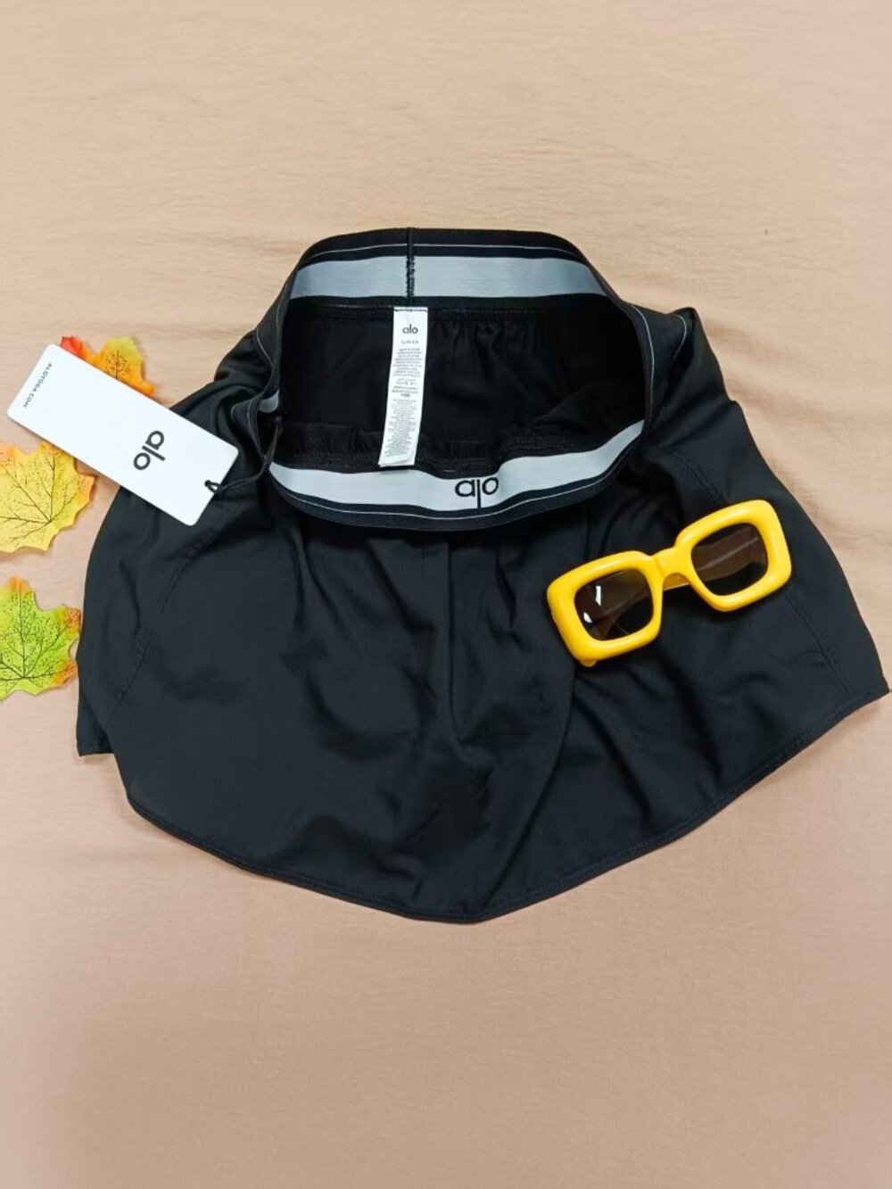 💗Alo Yoga Match Point Tennis Mini Skirt🧚‍Black Tenniscore Trendy & Chic NWT - Picture 4 of 8